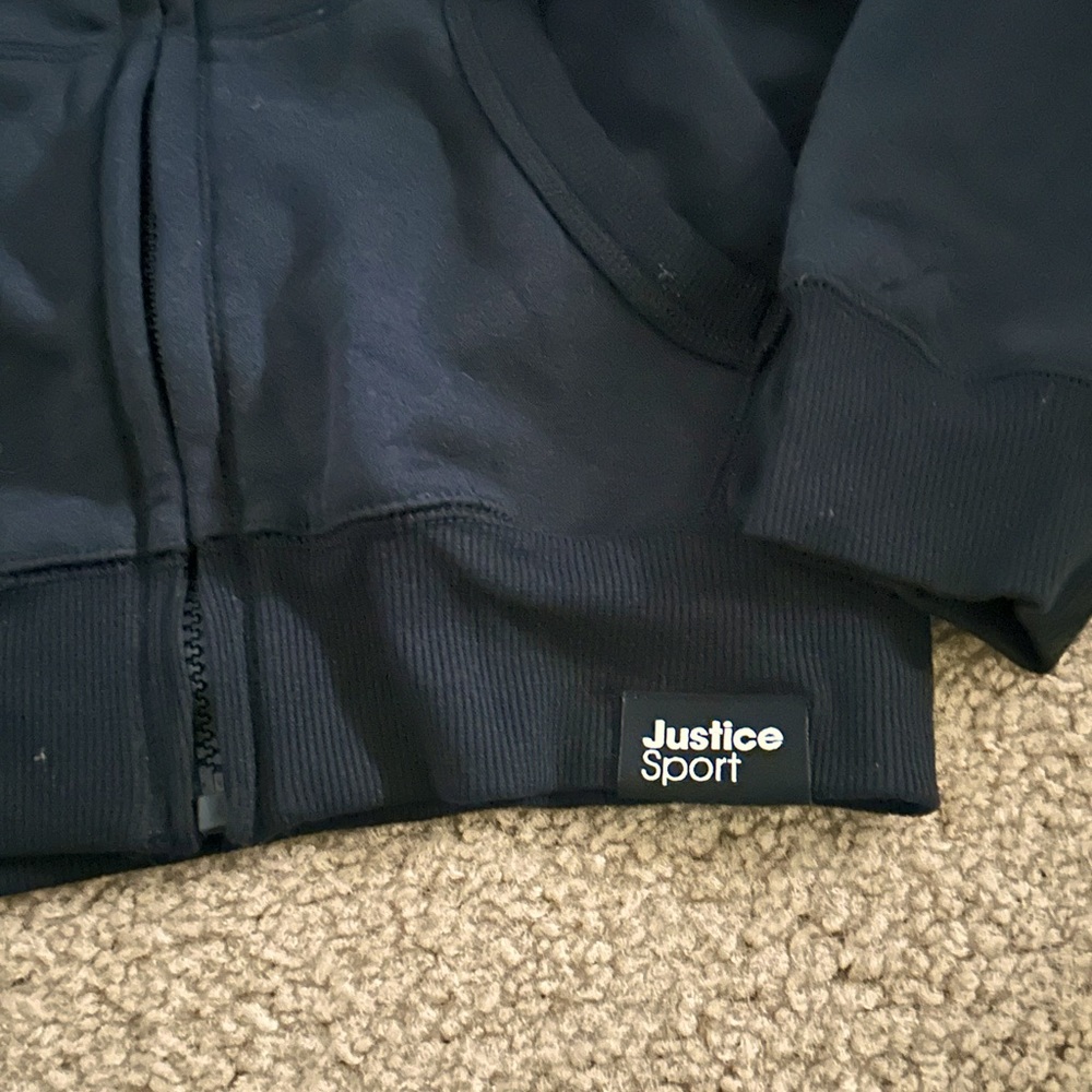 Brand New Justice Fur Lined Zip Up